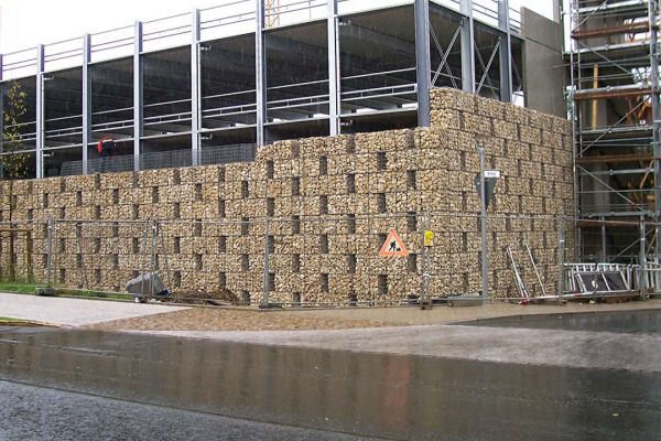 Wandgabionen anstatt Betonwände