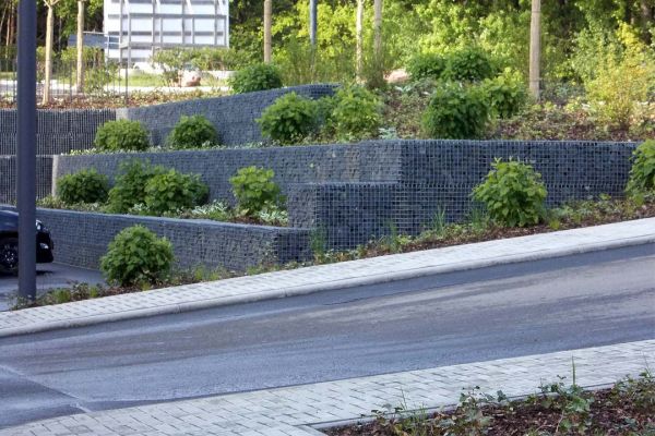 Böschungsschutz als Deko