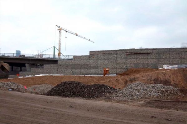 Böschungsschutz bei Baustellen